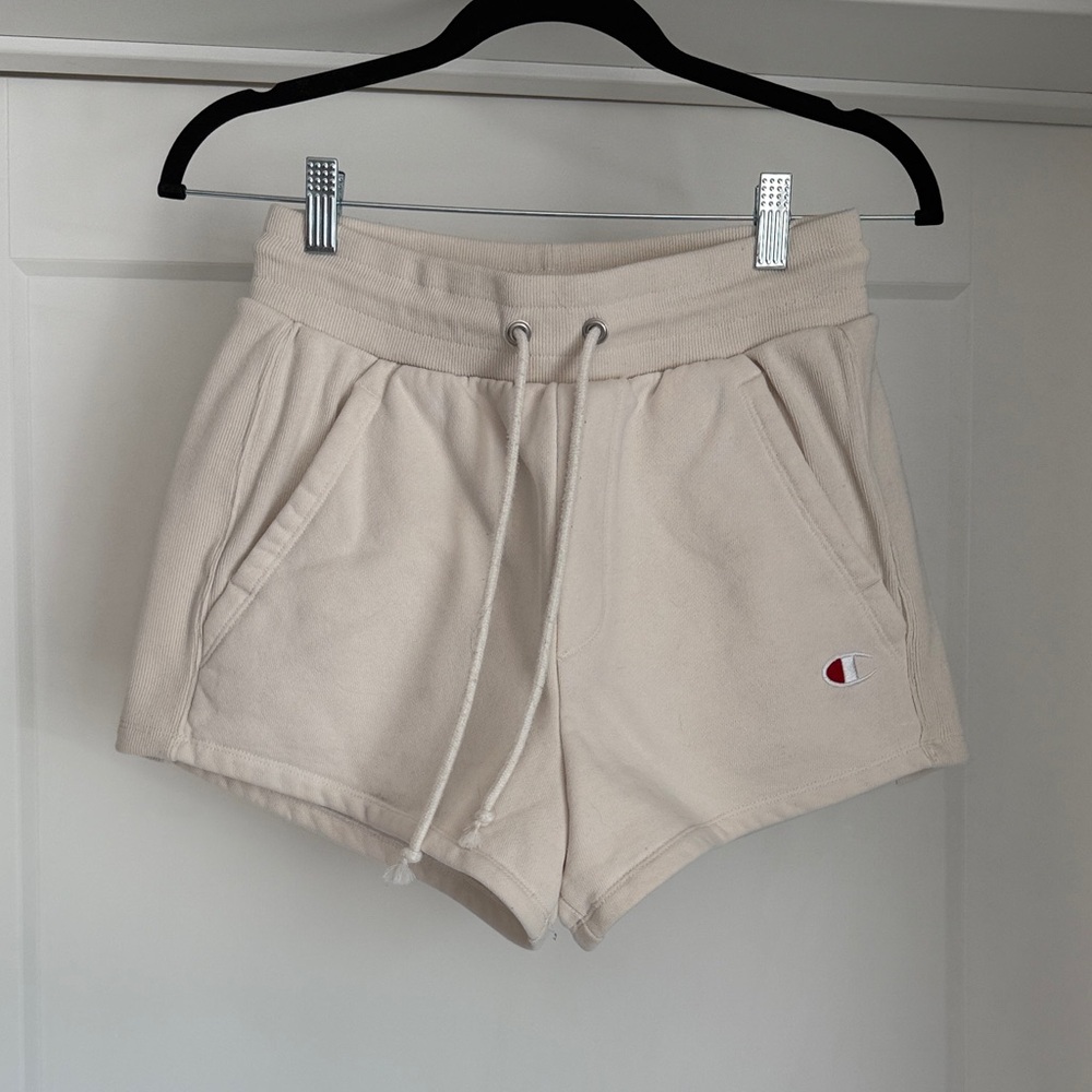 Champion Women's Beige Sweat Shorts